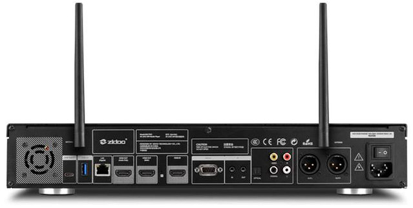 Zidoo X20 PRO BACK